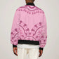 Afro Breast Cancer Awareness Dashiki Sleeve Zip Bomber Jacket Glamorous Pink - African Pride