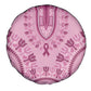 Afro Breast Cancer Awareness Dashiki Spare Tire Cover Glamorous Pink - African Pride