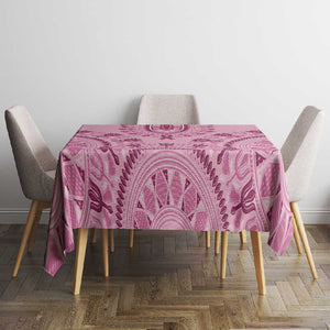 Afro Breast Cancer Awareness Dashiki Tablecloth Glamorous Pink - African Pride