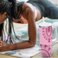 Afro Breast Cancer Awareness Dashiki Tumbler With Handle Glamorous Pink - African Pride