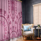 Afro Breast Cancer Awareness Dashiki Window Curtain Glamorous Pink - African Pride
