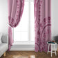 Afro Breast Cancer Awareness Dashiki Window Curtain Glamorous Pink - African Pride