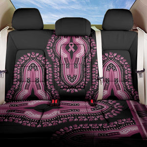 Breast Cancer Awareness Pink Ribbon Afro Back Car Seat Cover Dashiki Style - African Pride