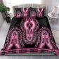 Breast Cancer Awareness Pink Ribbon Afro Bedding Set Dashiki Style - African Pride