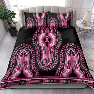 Breast Cancer Awareness Pink Ribbon Afro Bedding Set Dashiki Style - African Pride