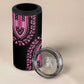 Breast Cancer Awareness Pink Ribbon Afro 4 in 1 Can Cooler Tumbler Dashiki Style - African Pride