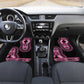 Breast Cancer Awareness Pink Ribbon Afro Car Mats Dashiki Style - African Pride