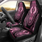 Breast Cancer Awareness Pink Ribbon Afro Car Seat Cover Dashiki Style - African Pride