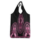Breast Cancer Awareness Pink Ribbon Afro Grocery Bag Dashiki Style - African Pride