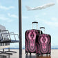 Breast Cancer Awareness Pink Ribbon Afro Luggage Cover Dashiki Style - African Pride
