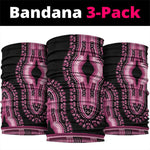 Breast Cancer Awareness Pink Ribbon Afro Neck Gaiter Dashiki Style - African Pride