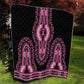Breast Cancer Awareness Pink Ribbon Afro Quilt Dashiki Style - African Pride