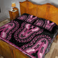 Breast Cancer Awareness Pink Ribbon Afro Quilt Bed Set Dashiki Style - African Pride