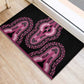 Breast Cancer Awareness Pink Ribbon Afro Rubber Doormat Dashiki Style - African Pride