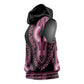 Breast Cancer Awareness Pink Ribbon Afro Sleeveless Hoodie Dashiki Style - African Pride