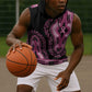 Breast Cancer Awareness Pink Ribbon Afro Sleeveless Hoodie Dashiki Style - African Pride