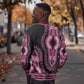 Breast Cancer Awareness Pink Ribbon Afro Sweatshirt Dashiki Style - African Pride