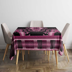 Breast Cancer Awareness Pink Ribbon Afro Tablecloth Dashiki Style - African Pride