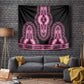 Breast Cancer Awareness Pink Ribbon Afro Tapestry Dashiki Style - African Pride