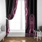 Breast Cancer Awareness Pink Ribbon Afro Window Curtain Dashiki Style - African Pride