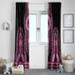 Breast Cancer Awareness Pink Ribbon Afro Window Curtain Dashiki Style - African Pride