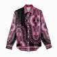 Breast Cancer Awareness Pink Ribbon Afro Women Casual Shirt Dashiki Style - African Pride