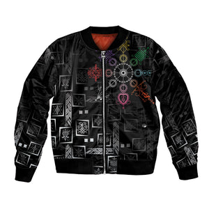 Afro Haiti Vodou Milokan Bomber Jacket