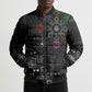 Afro Haiti Vodou Milokan Bomber Puffer Jacket