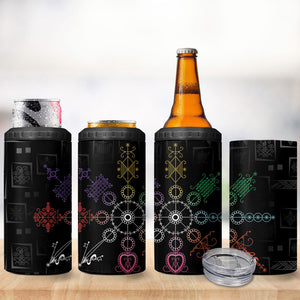 Afro Haiti Vodou Milokan 4 in 1 Can Cooler Tumbler