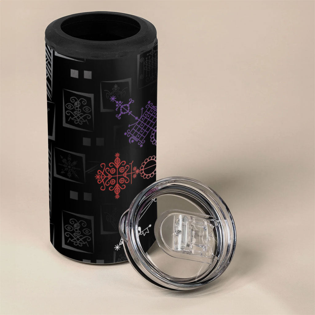 Afro Haiti Vodou Milokan 4 in 1 Can Cooler Tumbler