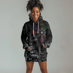 Afro Haiti Vodou Milokan Hoodie Dress