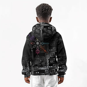 Afro Haiti Vodou Milokan Kid Hoodie