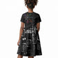 Afro Haiti Vodou Milokan Kid Short Sleeve Dress