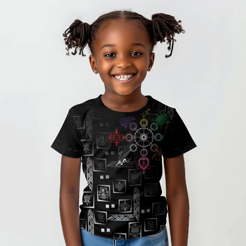 Afro Haiti Vodou Milokan Kid T shirt