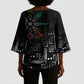 Afro Haiti Vodou Milokan Kimono Sleeve Blouse