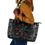 Afro Haiti Vodou Milokan Leather Tote Bag
