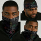 Afro Haiti Vodou Milokan Neck Gaiter