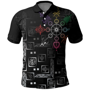 Afro Haiti Vodou Milokan Polo Shirt