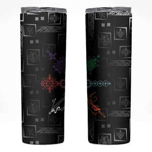 Afro Haiti Vodou Milokan Skinny Tumbler