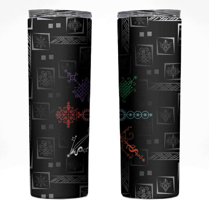 Afro Haiti Vodou Milokan Skinny Tumbler