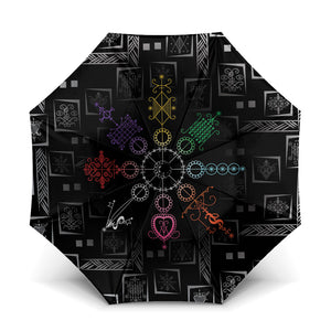 Afro Haiti Vodou Milokan Umbrella