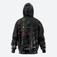 Afro Haiti Vodou Milokan Zip Hoodie