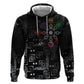 Afro Haiti Vodou Milokan Zip Hoodie