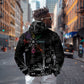 Afro Haiti Vodou Milokan Zip Hoodie