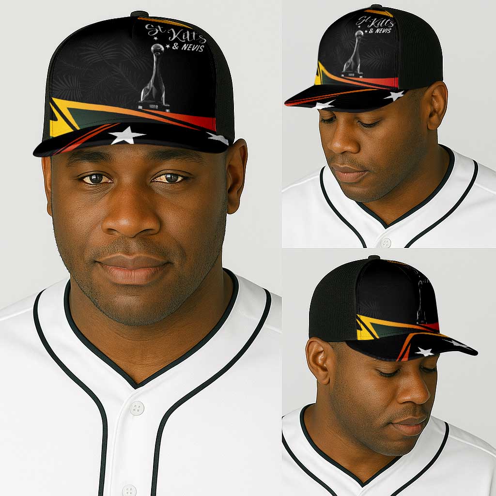 St Kitts Nevis Cricket Baseball Net Cap Go Patriots Go Champions - African Pride