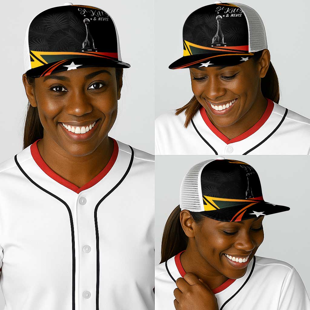 St Kitts Nevis Cricket Baseball Net Cap Go Patriots Go Champions - African Pride