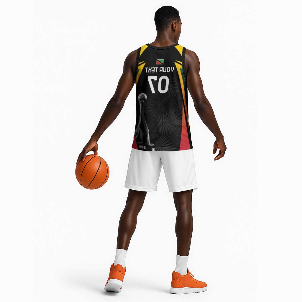 St Kitts and Nevis Cricket Custom Afro Basketball Jersey Go Patriots Go Champions - African Pride