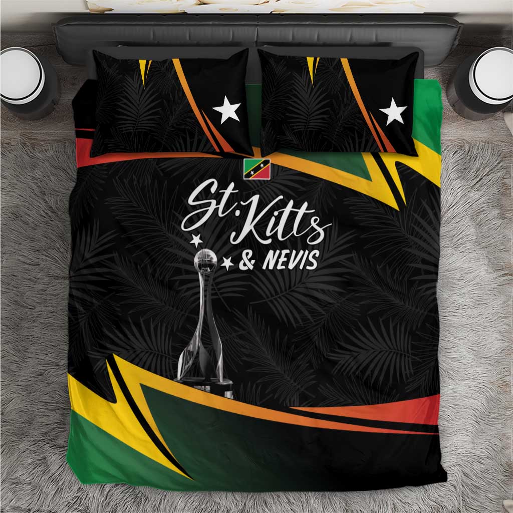 St Kitts and Nevis Cricket Afro Bedding Set Go Patriots Go Champions - African Pride