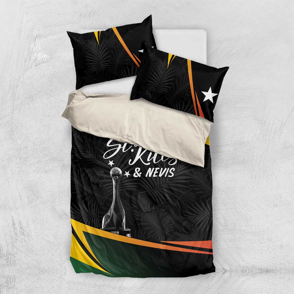 St Kitts and Nevis Cricket Afro Bedding Set Go Patriots Go Champions - African Pride