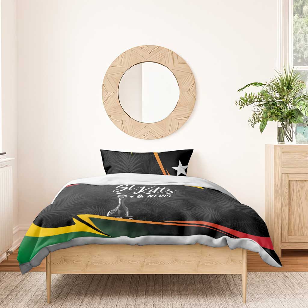 St Kitts and Nevis Cricket Afro Bedding Set Go Patriots Go Champions - African Pride